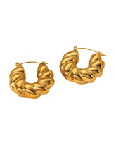 Twisted Hoop Earrings