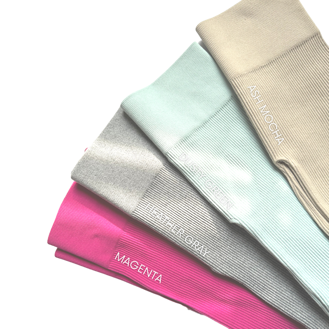 Ribbed Biker Shorts - Multiple Colors