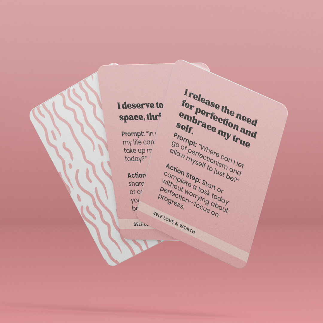 The Affirmation Card Set– Daily Encouragement with Journal Prompts