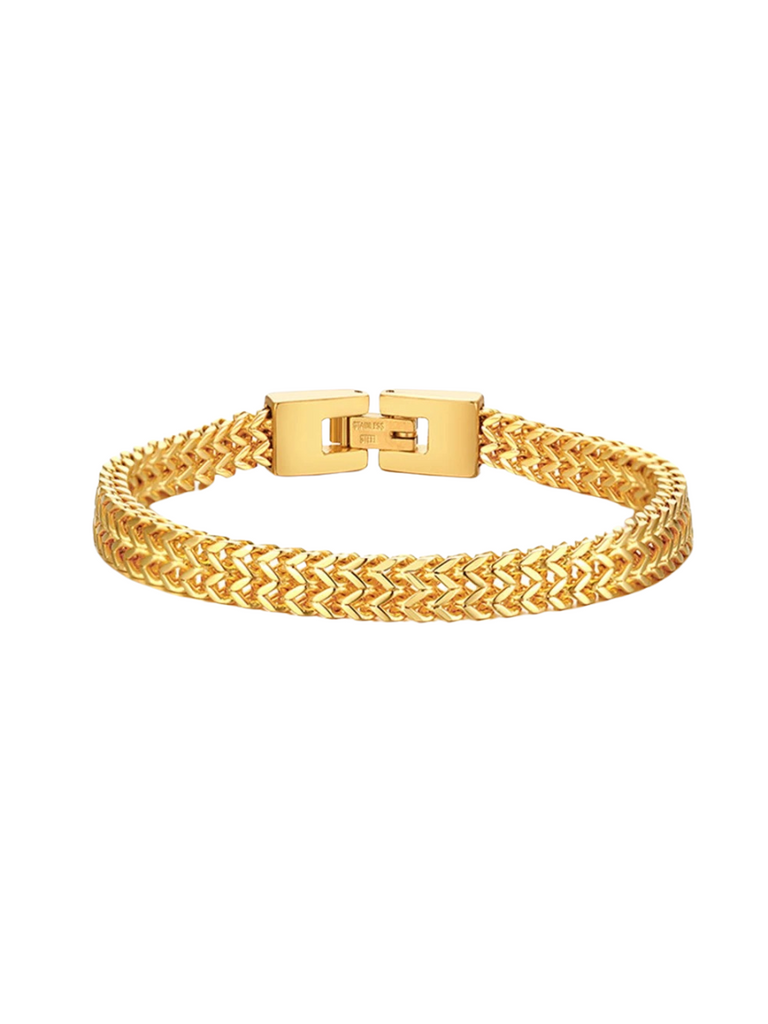 Double Chevron Woven Link Bracelet – AGAPExoxo