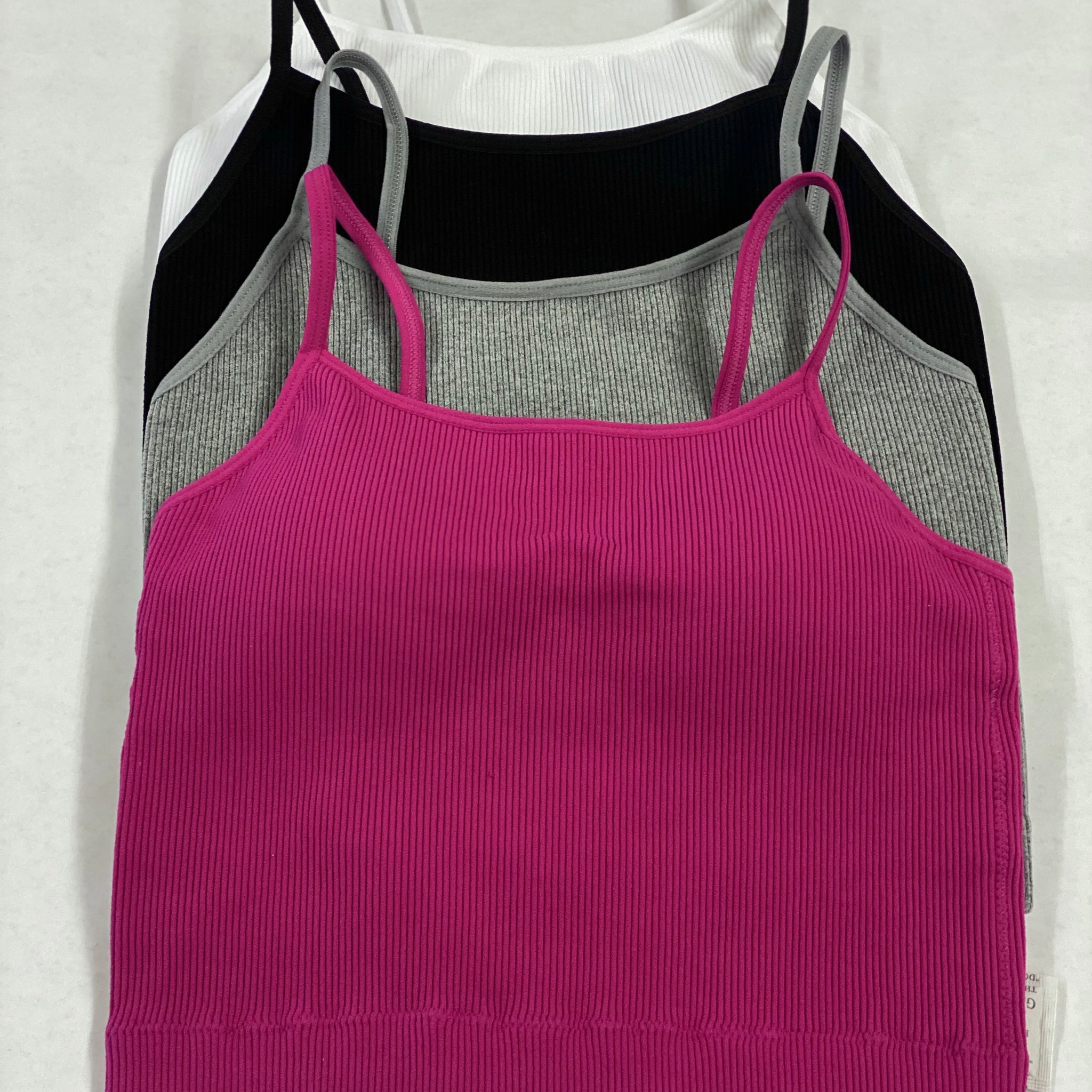 Ribbed Cropped Cami Top