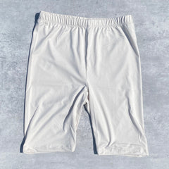 Buttery Soft Biker Shorts - Bone